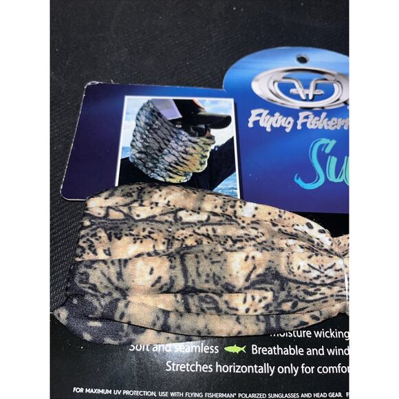 Flying Fisherman SunBandit Multifunctional Bandana Gator Skin - Picture 2 of 5